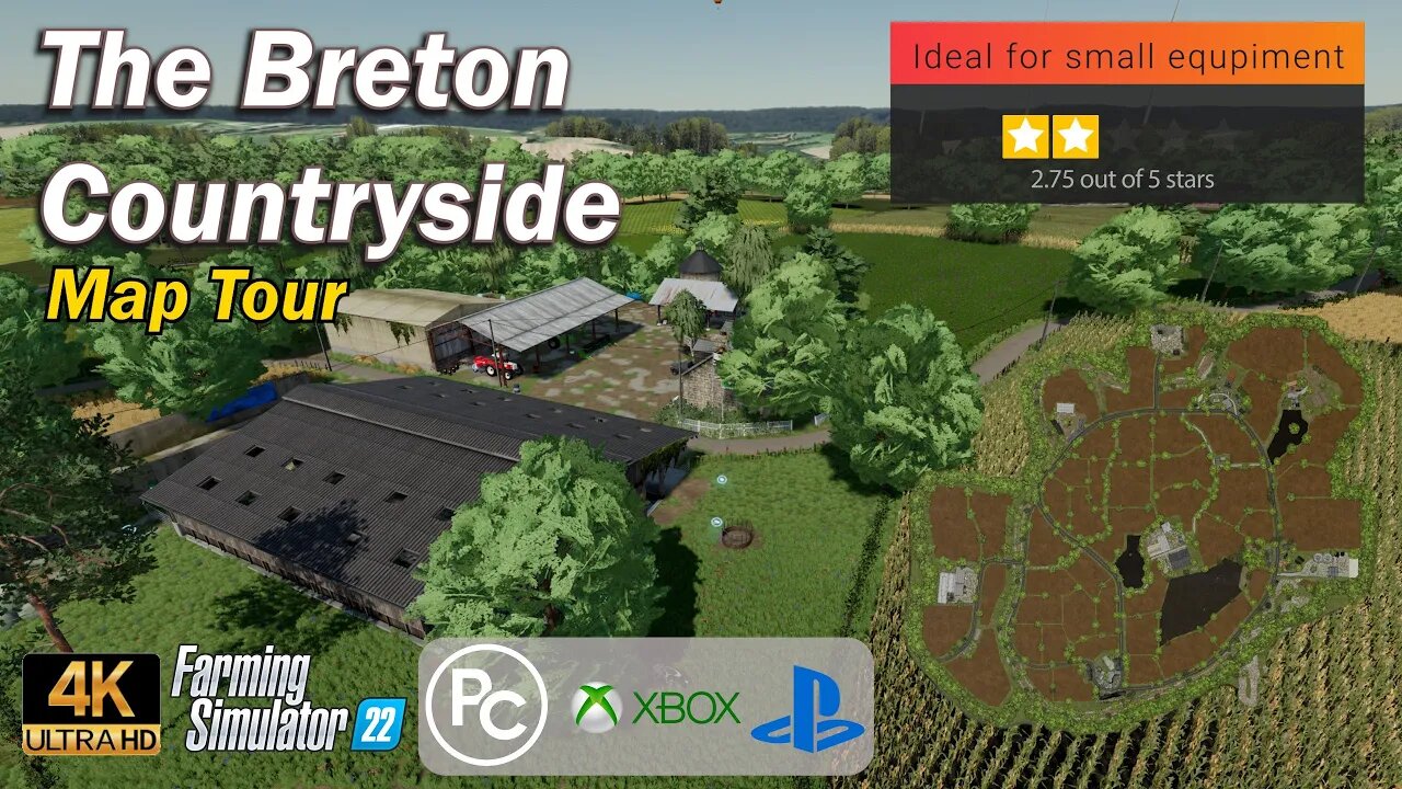 The Breton Countryside | Map Tour | Farming Simulator 22