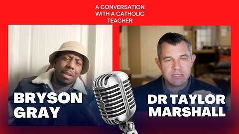 I had a conversation with Catholic Teacher @DrTaylorMarshall