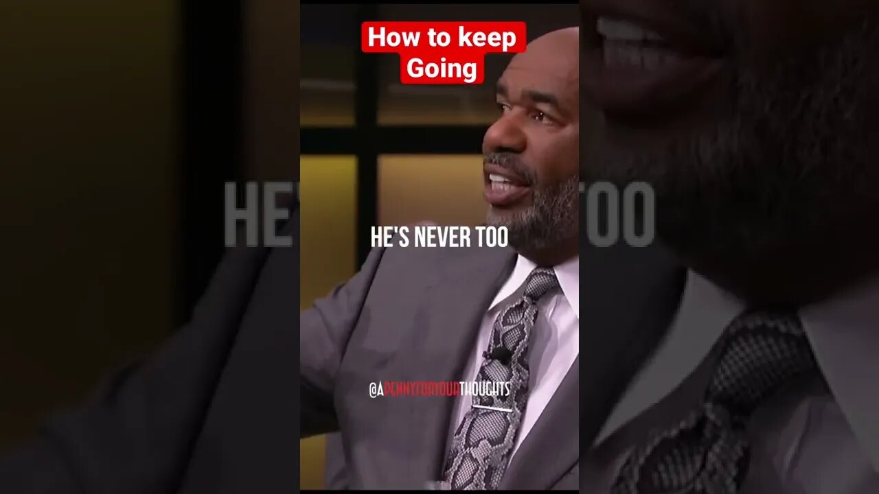 Steve Harvey EXPLAINS why you should KEEP FAITH when you’re DOWN #shorts