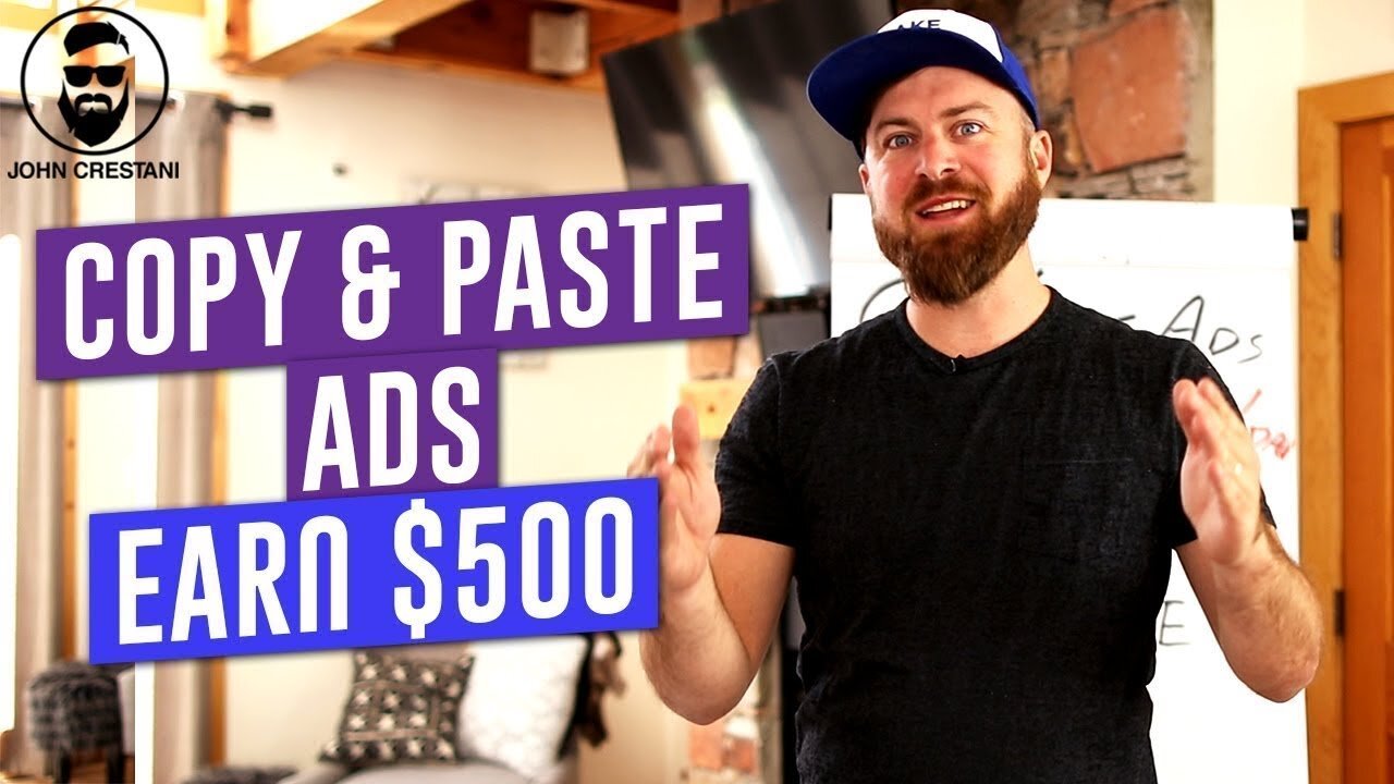 How To Copy & Paste Ads To Make $100-$500 A Day Online, AdamJacobs