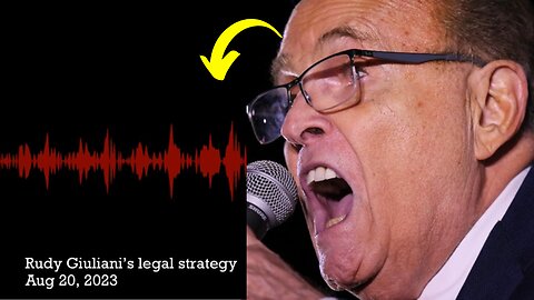 Rudy Giuliani reveals legal strategy after Georgia indictment 😱😱