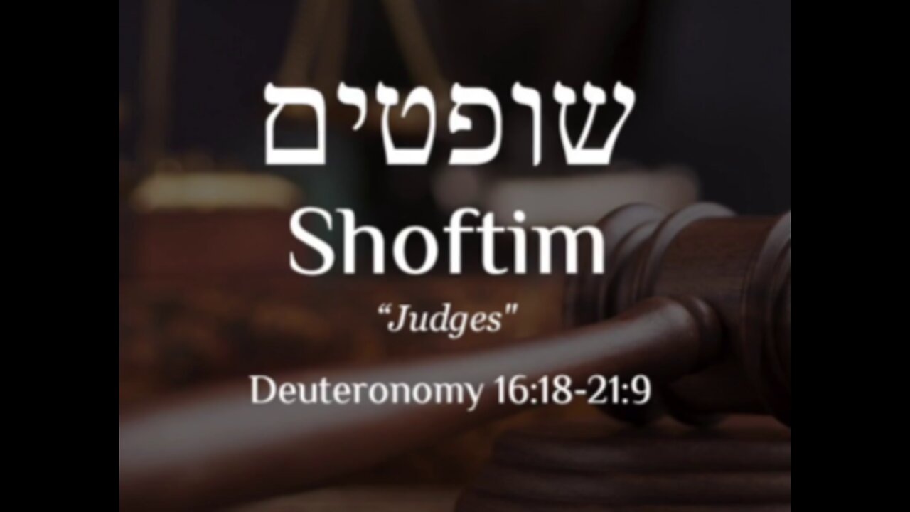 Drash after the Nosh - Shoftim (Judges) - Messianic Torah Study