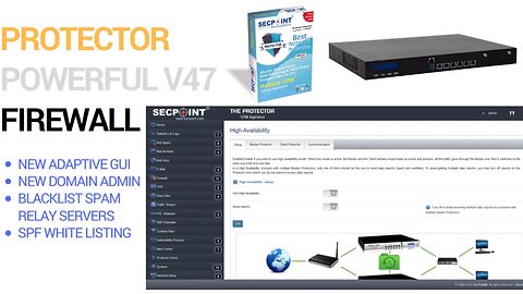 SecPoint Protector V47 Best UTM Firewall Front