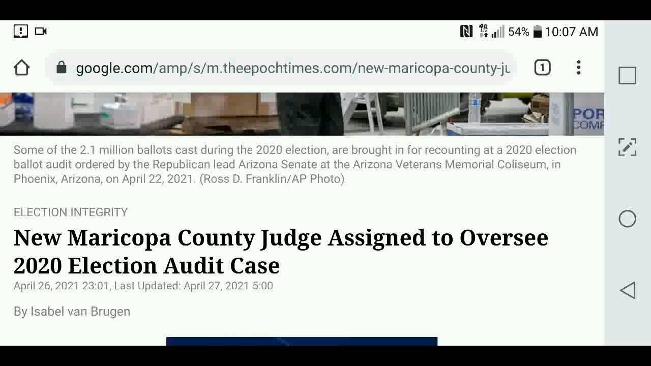 New AZ Audit Judge Tied to Dem Law Firm...