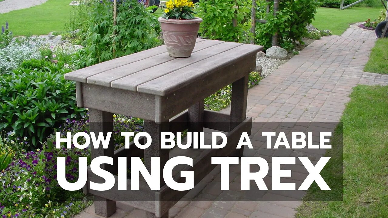 WOODWORKING: How to Build a Table Using TREX