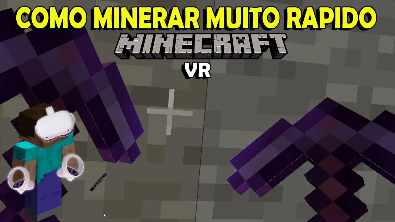 JOGUEI NO MEU SERVER NA REALIDADE VIRTUAL? Minecraft VR