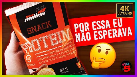 SNACK PROTEIN DA NEW MILLEN, ME SURPREENDI? REVIEW COMPLETO EM 4K!