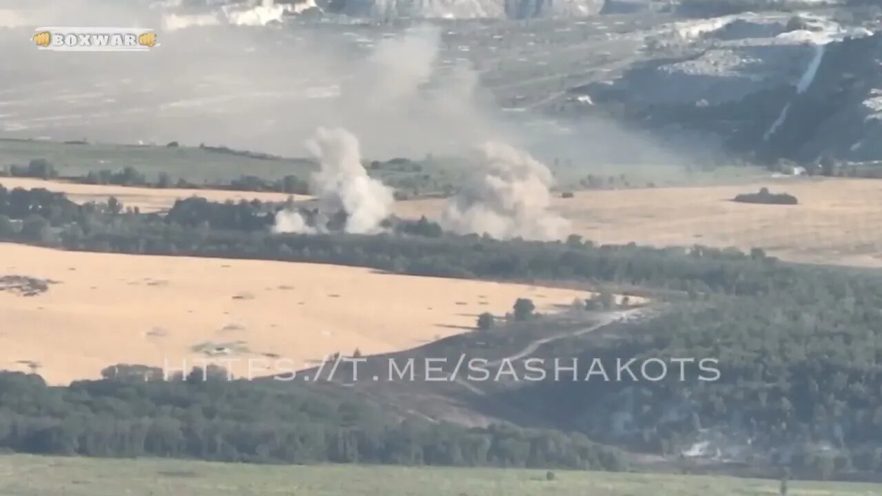 ‼️🇷🇺⚡️Русская артиллерия буквально перемешивает противника в лесах под Северском #спецоперация