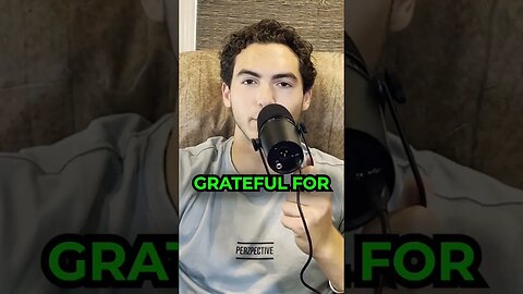 Being grateful helps ground you. Being grounded helps push you to achieve more!