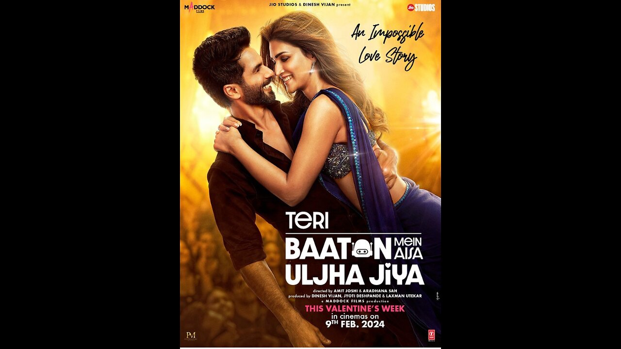 TERI BAATON MEIN AISA ULJHA JIYA - OFFICIAL TRAILER #shahidkapoor #kritisanon #dimplekapadia