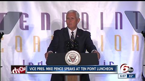 VP Pence: Ten Point Coalition 'literally works miracles'