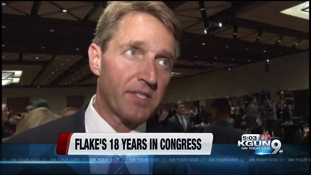 Senator Jeff Flake not seeking re-election in 2018