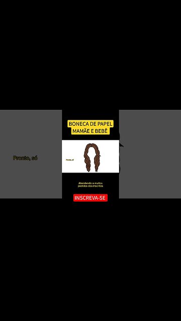 COMO DESENHAR BONECA DE PAPEL - MAMÃE E BEBÊ #shorts #dollpaper