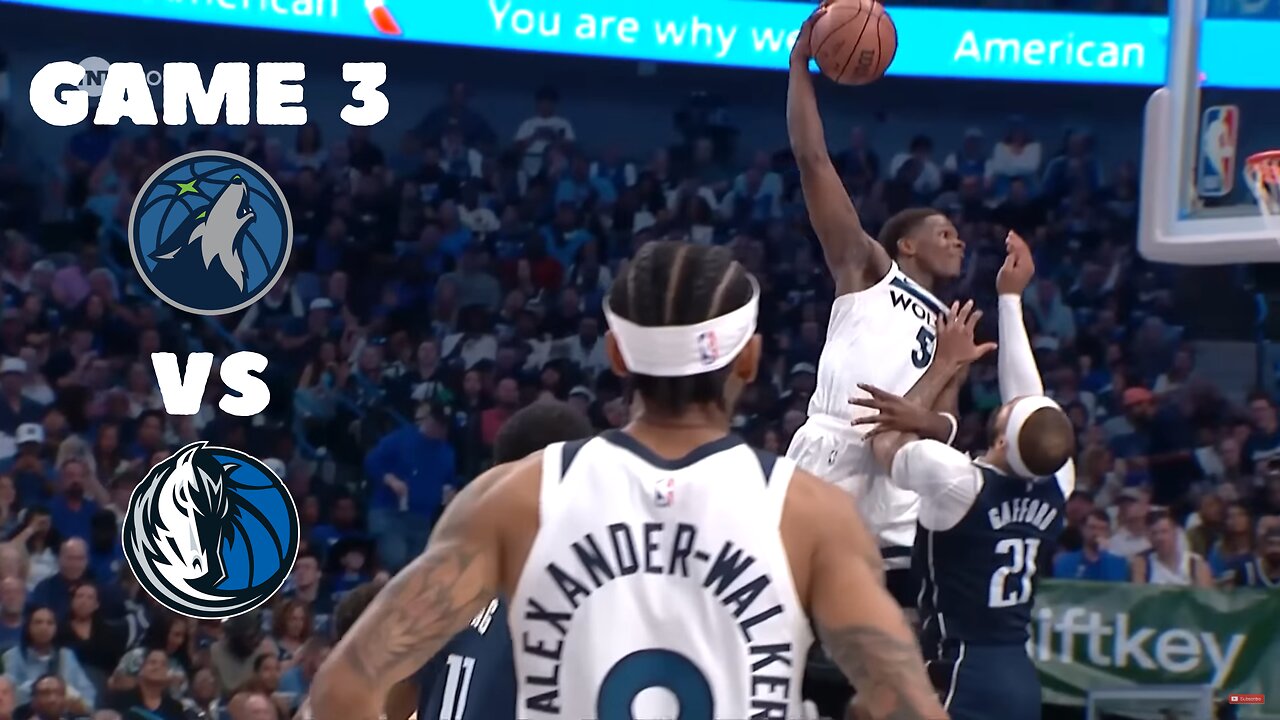 Dallas Mavericks vs Minnesota Timberwolves Game 3 Full Highlights