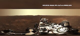 Mars rover sends back HD photos