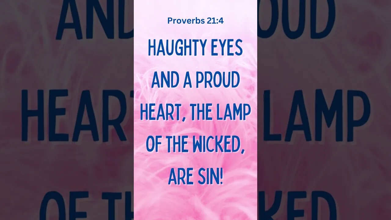 Proverbs 21:4 #shorts