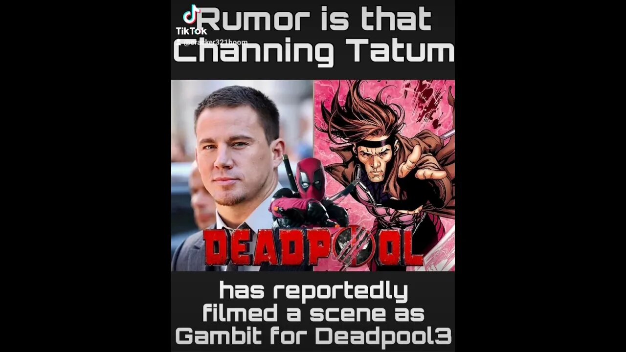 Channing Tatum in DEADPOOL 3 !