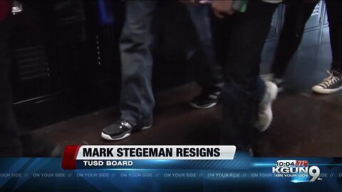 TUSD Board Member Mark Stegeman resigns -- effective immediately