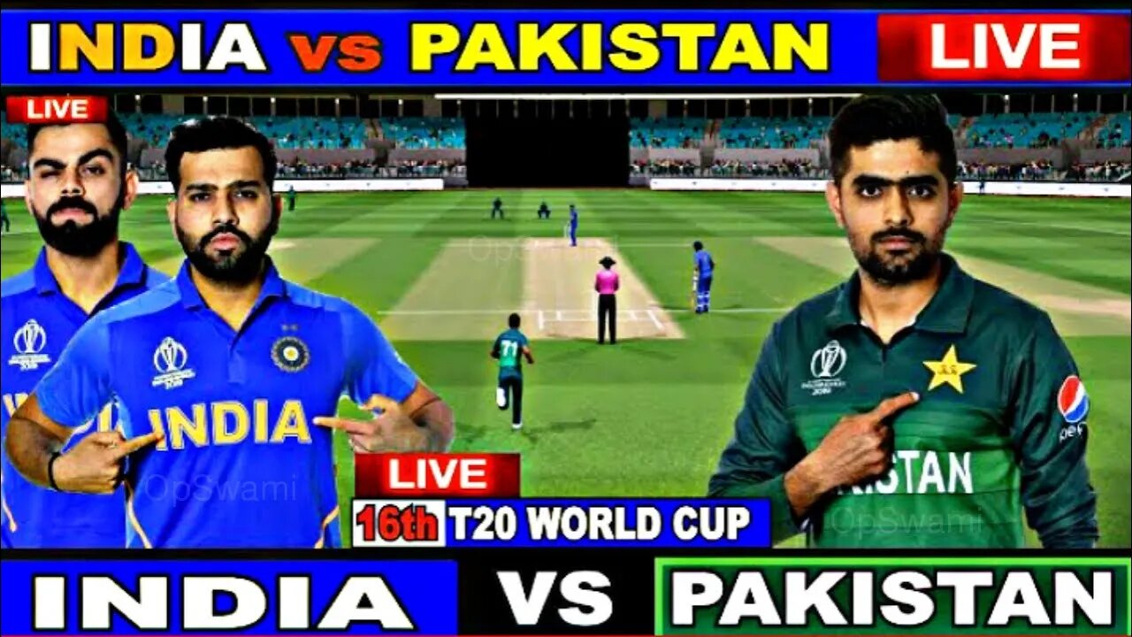 🔴LIVE CRICKET MATCH TODAY | | CRICKET LIVE | IND Vs PAK 1st T20I | T20 World Cup | India Vs Pakistan