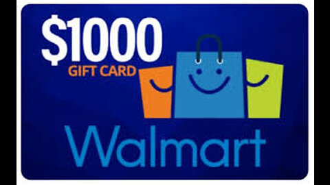 Walmart Gift Card / Walmart Giveaway of 1000 USD