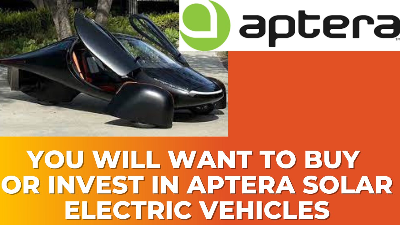 Aptera | Buy The Most Efficient Solar Electric Vehicle | Invest In Aptera Electric Vehicles