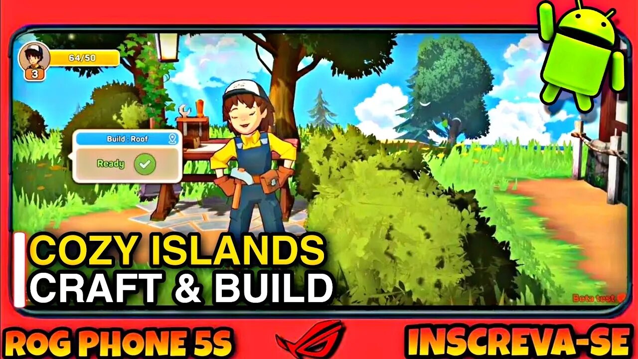 COZY ISLANDS - Craft & Build - jogo com aspecto de Animal Crossing para Android