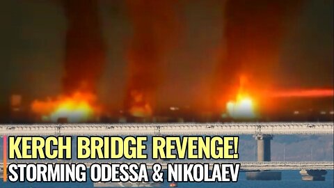 Kerch Bridge Revenge! Russian missiles and drones attack Odessa and Nikolaev