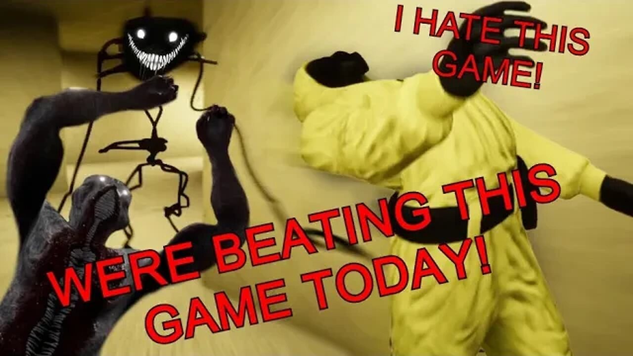 WERE BEATING THIS GAME TODAY! Part 3/Final Part [Escape The Backrooms]