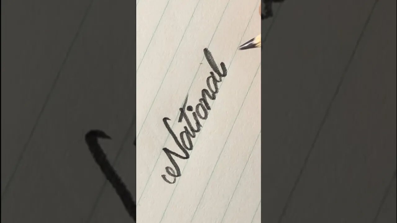 Beautiful cursive handwriting 🤩👍🏻#cursivewriting