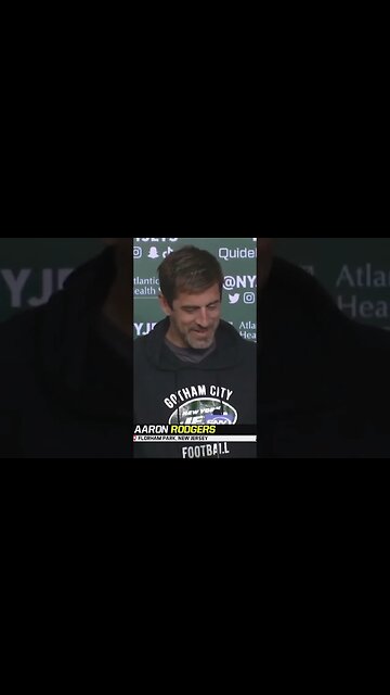 It's like Aaron Rodgers was made for NJ.