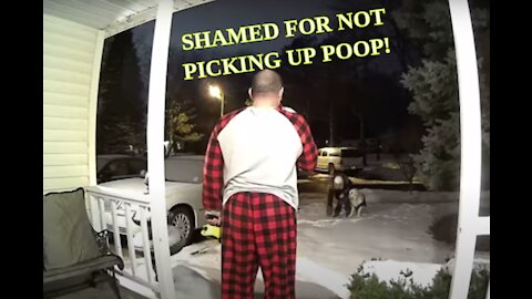 NEIGHBOR SHAMED FOR NOT PICKING UP DOG POOP!