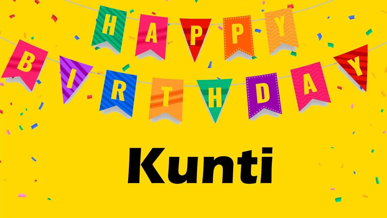 Happy Birthday to Kunti - Birthday Wish From Birthday Bash