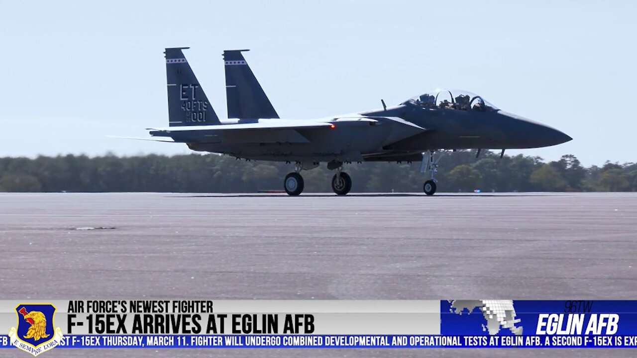 Air Force's first F-15EX arrives at Eglin