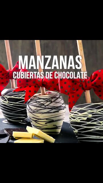 Apples Covered with Chocolate