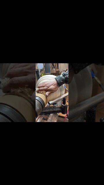 Making man glitter #shorts #shortvideo #woodworking #trending #shortvideo #subscribe #lathe #diy