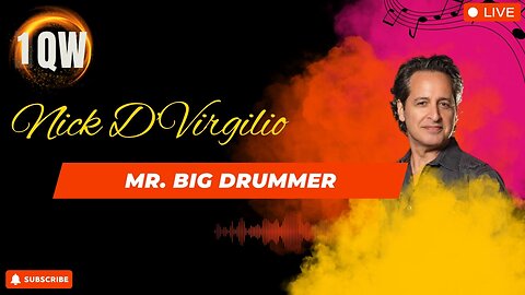 1 Question With... Mr. Big Drummer Nick D'Virgilio!
