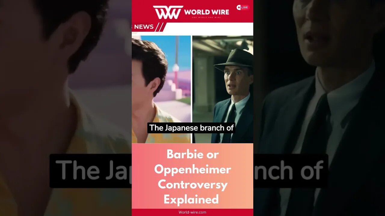 Barbie or Oppenheimer Controversy Explained -World-Wire #shorts #Barbie