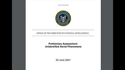 UFO Disclosure 2021- UAPTF Report Vigil
