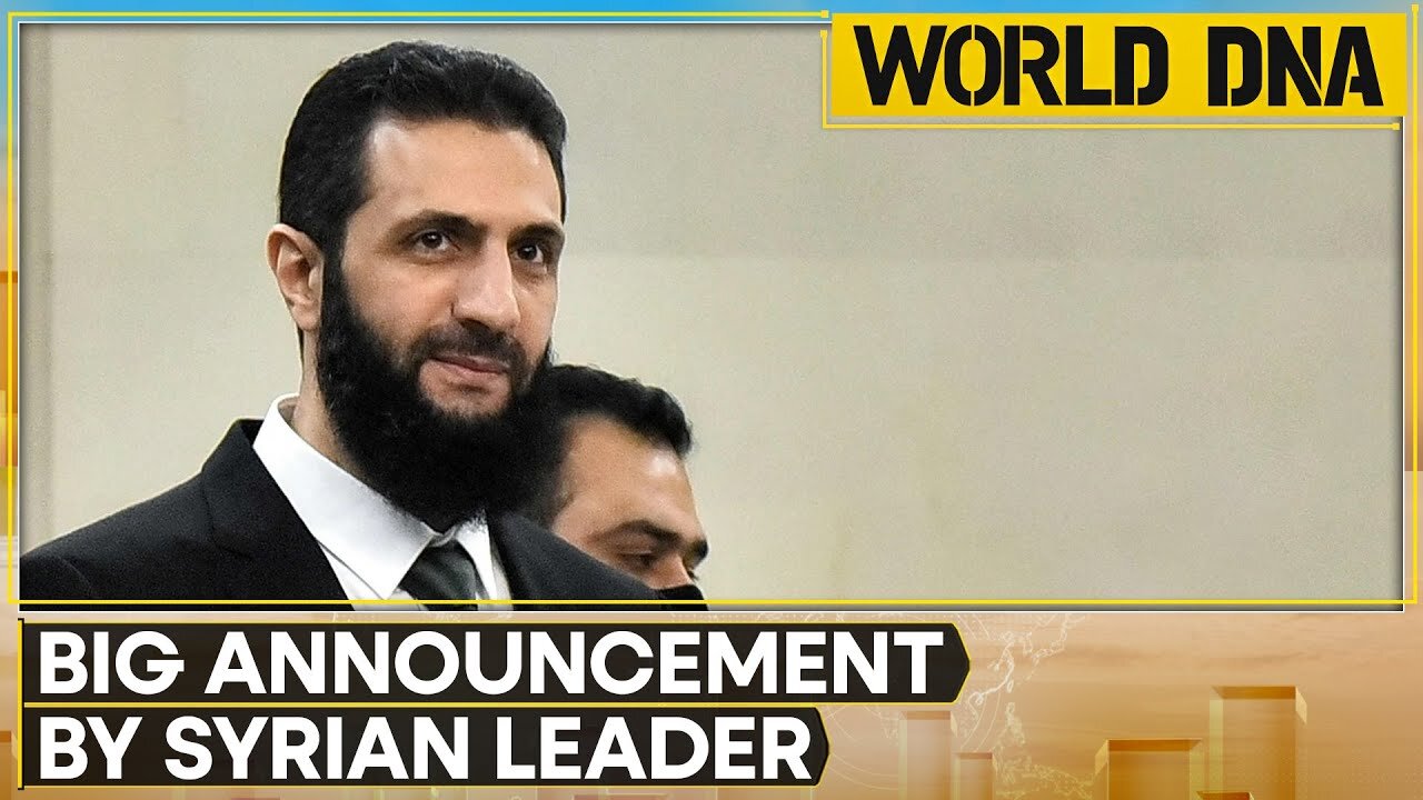 Syria's New Leader Says All Weapons To Come Under 'State Control' | WION World DNA