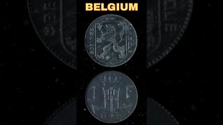 Belgium 1 Franc 1942. #shorts #coinnotesz #viral