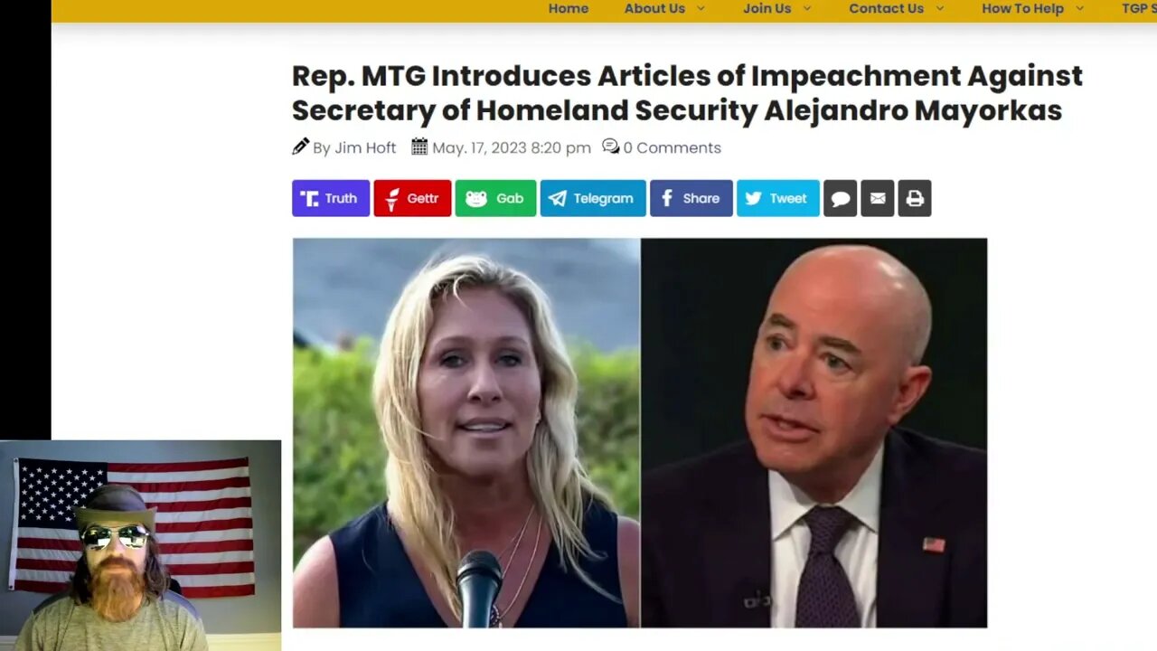 MTG Introduces Articles of Impeachment Against Mayorkas