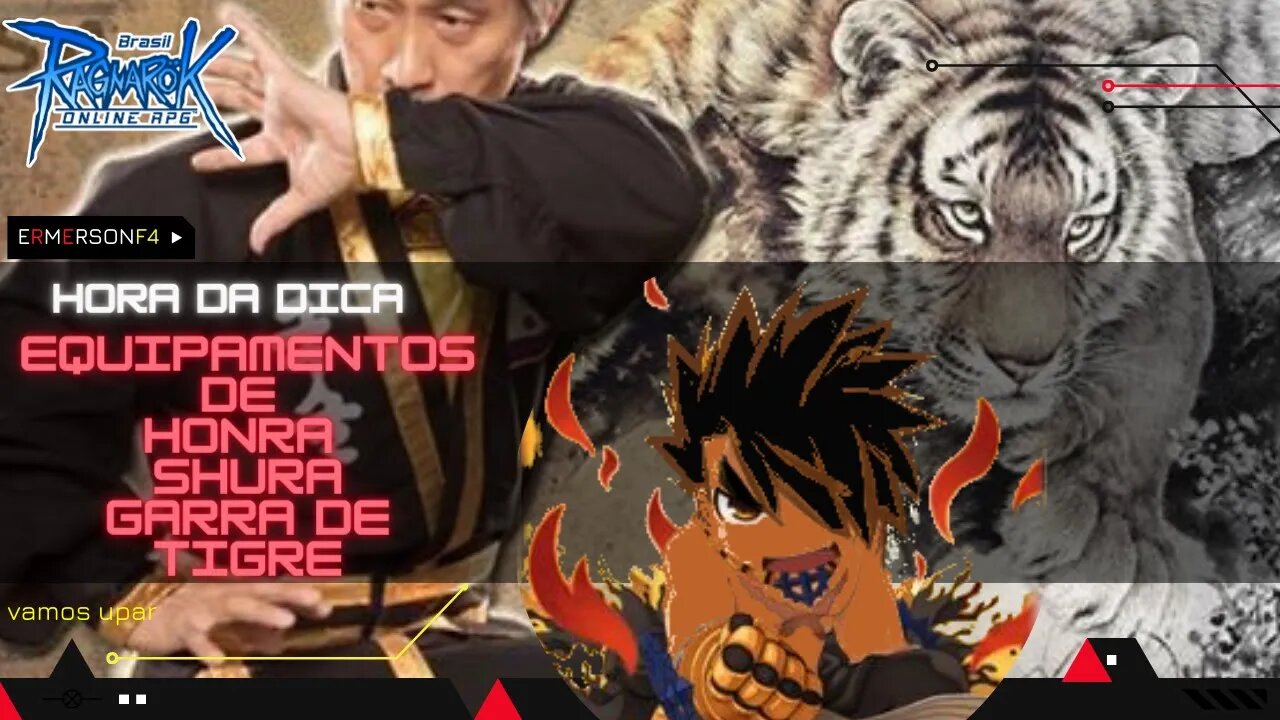 Shura de garra de tigre e o equipamento de honra