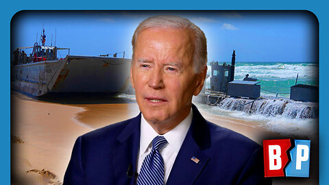 Biden PIER SINKING INTO SEA After US Troops Injured