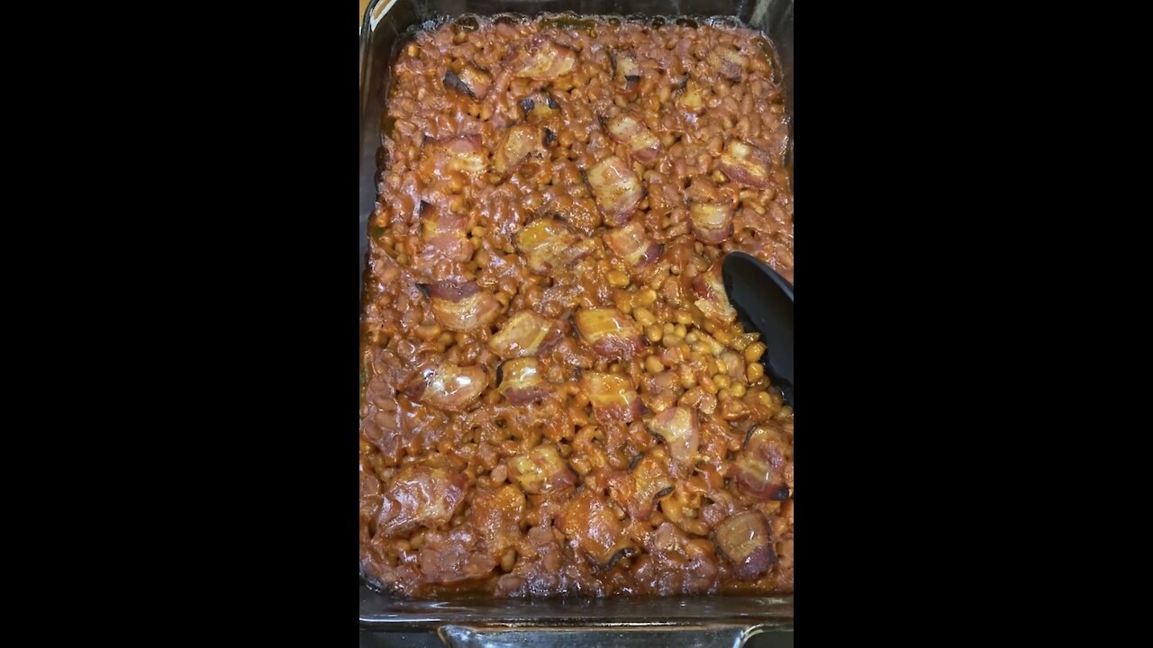 Baked beans ~ traditional southern side dish