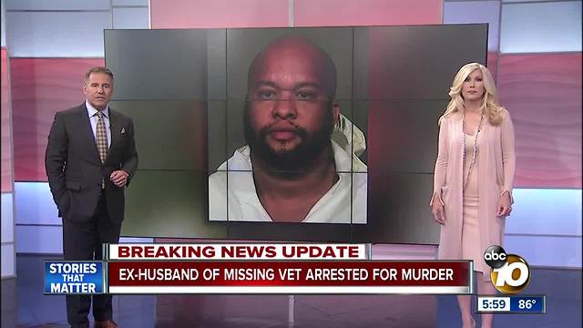 Ex-husband of missing vet arrested for murder