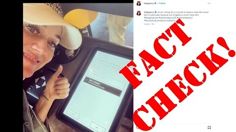 Katy Perry Votes REPUBLICAN! FACT CHECK