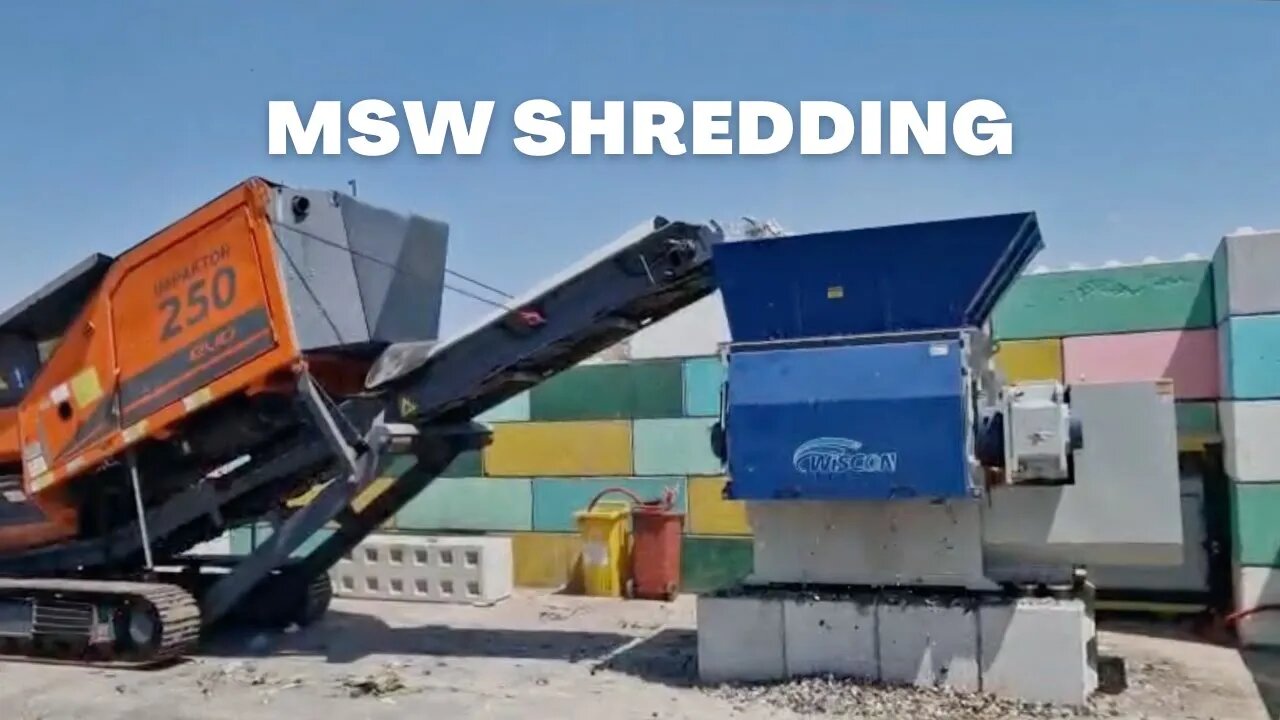 MSW Shredding - Municipal Solid Waste Shredder