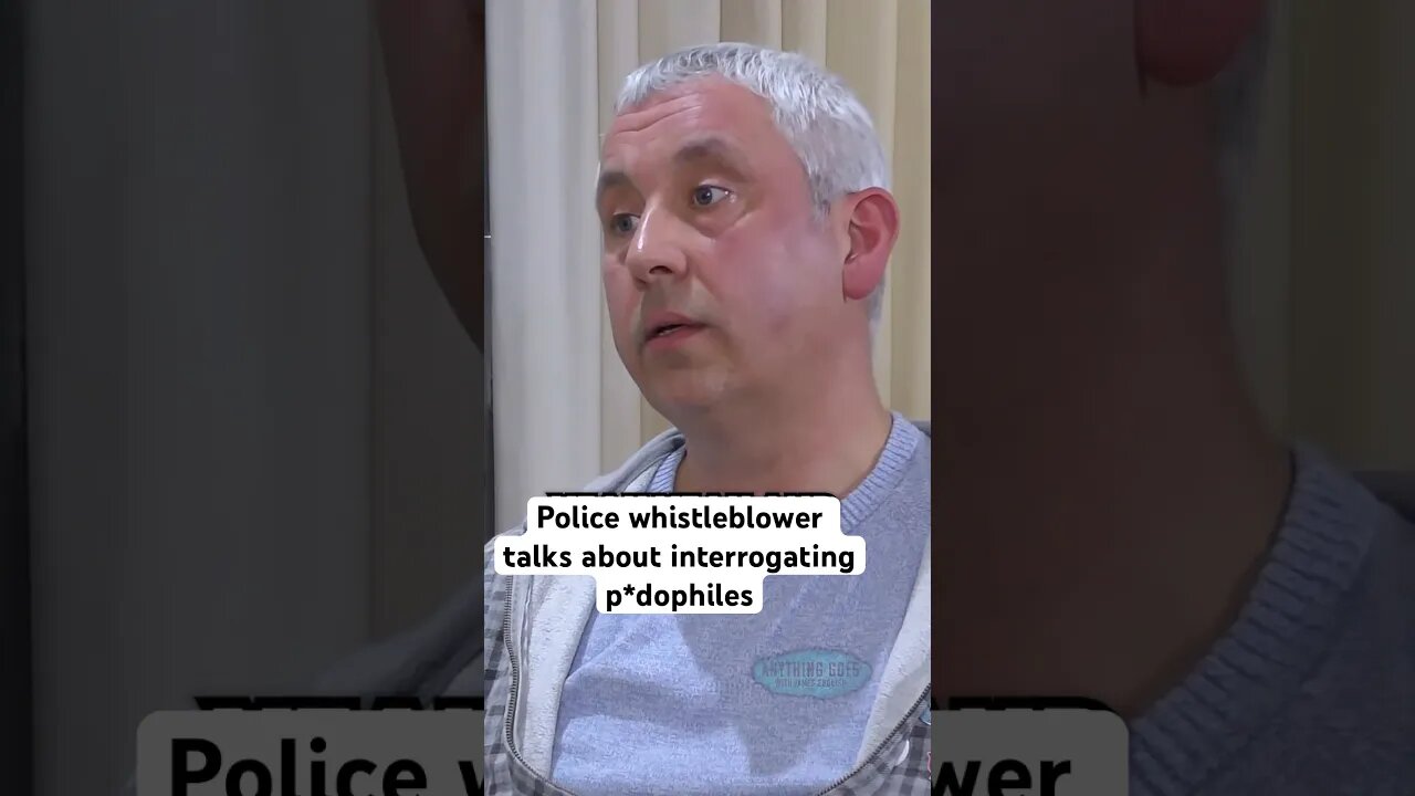 Police whistleblower talks about interrogating p*dophiles - Jon Wedger