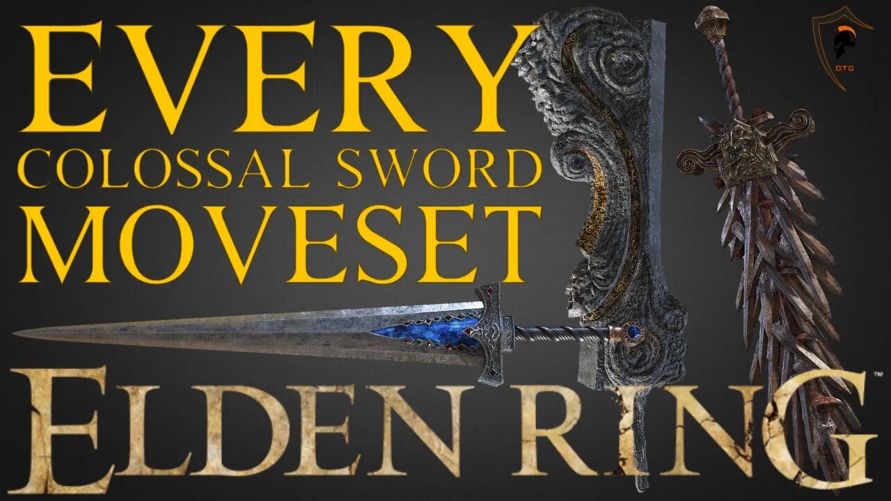 Elden Ring - Full Colossal Sword Moveset Showcase (All 11 Colossal Swords)