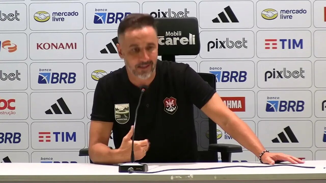 VITOR PEREIRA FALOU SOBRE PEDIDO DE DEMISSÃO DO FLAMENGO! COLETIVA DO MENGÃO APÓS DERROTA PARA VASCO